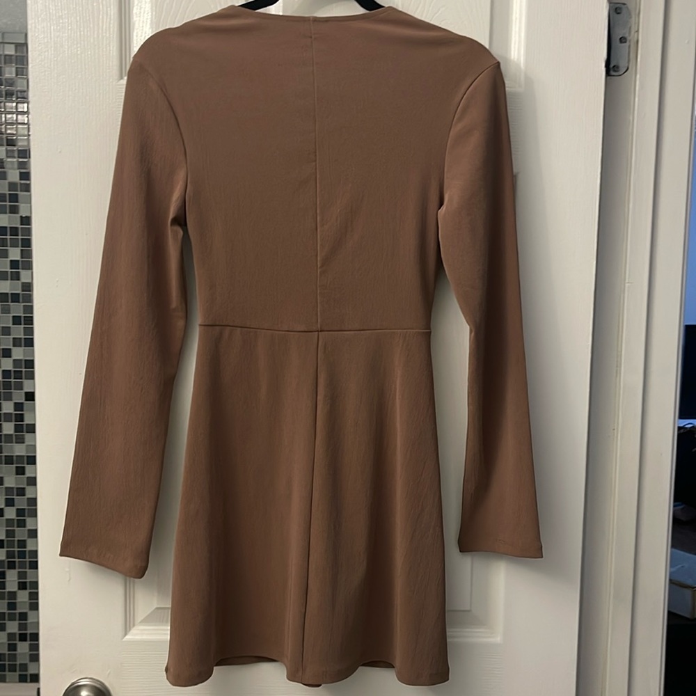 Brown Mini Dress